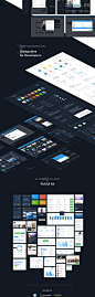 Dashboard UI Kit - Mastering Dashboard Interfaces : Biggest pack focusing on designs of Dashboard User Interfaces & Web Applications to help you quickly prototype and design beautiful interfaces your clients and users will adore. 60 Screens with all v