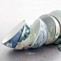 和风釉下彩4.5寸圆碗日式复古微波炉餐具陶瓷创意米饭汤稀饭粥碗-淘宝网