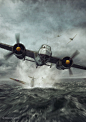 Battle of Britain, Combat Archive Vol.1 - July14th : Commisioned illustration for Battle of Britain Combat Archive Vol. 1 by Simon Perry. 3D models by Wojciech Kliment Niewęgłowski. Scene, textures and illustration by Piotr Forkasiewicz. 