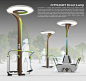 An unusual design dreams up how to combine all the joggers on the road with renewable electricity for better public lighting.