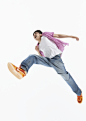 Royalty-free Image: Young man jumping