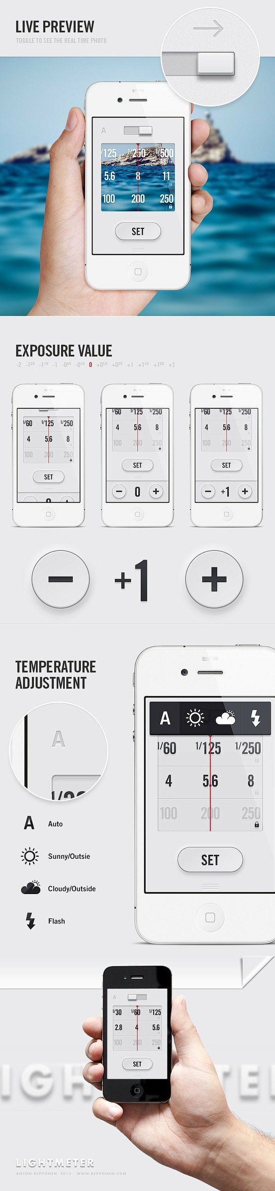 UI / LightMeter App ...