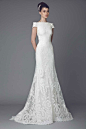 Bateau Mermaid Wedding Dress  with No Waist/Princess Seams in Lace. Bridal Gown Style Number:33114851