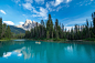 General 2000x1325 Yoho National Park Canada trees lake mountains water clouds