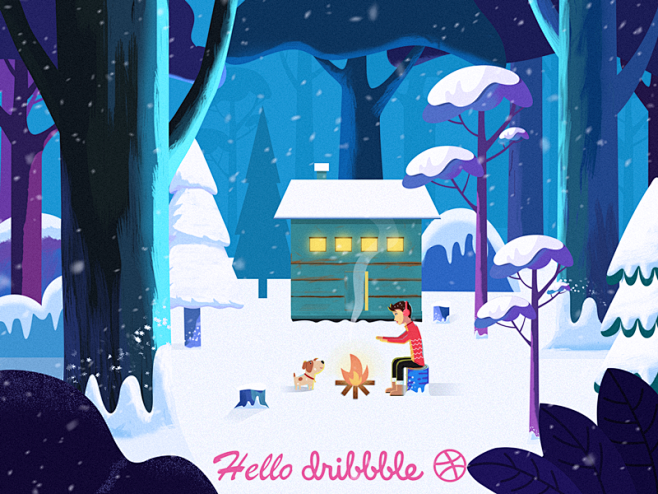 hello dribbble！