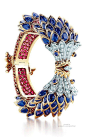 Tiffany Fish Bracelet ~ sapphires, red spinels and diamonds #PurelyInspiration