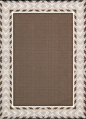 Nourison Wav01-Sun & Shade 28 Espresso Area Rug, 7'9"x10'10" contemporary-outdoor-rugs