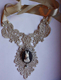 Sweet Bunny ivory Venice collar | PinkAbsinthe Jewellery
