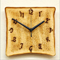 日本制大阪直邮代购正品创意人气烤面包片时尚挂钟钟表包邮特价仅售1098.00