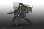 OOC m4a1, sanwel mark : Girls' Frontline ooc fan art