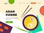 Landing page - Asian Cuisine