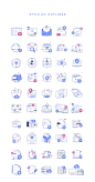 Essential Web Icons Volume 2 - Illustrations : Click the PREVIEW button at the top-right of the page to see everything that's included in the kit.

Web Essential Volume 2 brings you 150 icons built around a digital product theme. These are great for websi