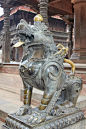 尼泊尔,雕像,狗,加德满都,垂直画幅,无人,摄影