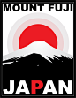 Travel Poster : For this assignment we were allowed freedom to choose and create a travel poster for a location. I decided to keep everything very simple by going with Japan's flag behind Mount Fuji as the red circle symbolizes a rising sun.