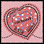 法国2005年情人节邮票－－卡夏尔时装
2005年1月31日，法国邮政推出一套2枚的2005年情人节邮票，同时还发行一枚小全张，这套邮票以法国著名时尚品牌—卡夏尔时装的图案作为主图。颜色清新典雅而富有童趣，即使不关注集邮的女孩子看了也会趋之若鹜吧？将小小的方寸变成高级时装的“迷你”广告，这正是法国邮政营销的高明之处。从2003年开始的商业化创意，既吸引了年轻人，又吸引了这些时装品牌的忠实消费者，还推广了法国的时尚品牌，可谓“一箭多雕”。每年法国邮政发行情人节邮票的时间总是在2月之前，这样使得人们有足够的时