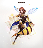 queen bee, HY Y : Character concept_queen bee