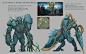 Telos, Neil Richards : Telos about it... A project for a high level boss in RuneScape called Telos. Originally an Anima knight for the world.
All the different versions - gives you an idea of what goes into a project that is made on the go.
Each one has t