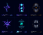 HALO 5 EMBLEMS, Ramiro Galan : Several sets of player emblems I created for Halo 5 Guardians. A player is able to unlock these emblems via the Requisition system as they level up, purchase req packs or complete certain commendations. 