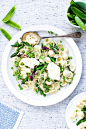 Orecchiette with Peas, Asparagus and Mascarpone