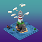 The Island : I want to make the Lighthouse and end up with the whole island and the sea. lol