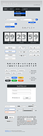 50 Free UI Kits for User Interface Designers #采集大赛#