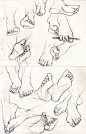 eatsleepdraw:    A study of feet. Special thanks to Kayla Jones for lending hers.: 