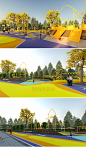 大区住宅公园景观儿童游乐活动区SU模型lumion8.0场景参数效果图-淘宝网