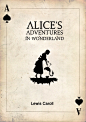 "Alice in Wonderland" book cover by Jamilya Dosmailova