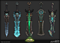 Legion Artifact Weapons, Calvin Boice : These are some of the artifact weapons I made for World of Warcraft: Legion.  