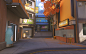 Overwatch - Busan City, Thiago Klafke : Some screenshots of Overwatch's Busan map that feature some areas that I worked on prominently.

For this map, I took over Michael McInerney's level design and did a first pass art blockout. This first pass was base