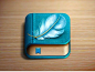 Feather & Book App Icon