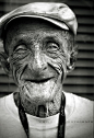 The Happy Man II by ~chilouX    What is it about old people that makes such amazing portraits? Look at those eyes though :) Wow, so much life.: 