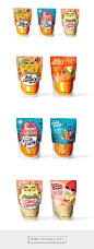 La Despensa by Nadia Arioui curated by Packaging Diva PD. Global re-branding and packaging of soup brand. Clever use of humor and playful characters appeals to both Children and Adults alike : ): 