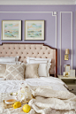 【旖旎时光】梦幻紫，香芋紫，蓝紫色，精致搭配的美式梦幻婚房。