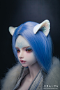 龙魂人形社 限量 BJD SD 娃娃 动漫 玩具 人偶手办 BJD配件 西方白虎 皇冠 1/3 BJD娃娃