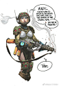 #在accd知道的人或事#Travis Charest，漫画家，典型美式风格但又加了点别的安静干净的感觉，又是一个喜欢用传统绘画媒介的大佬。个人网站传送门O网页链接