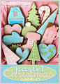 CookieCrazie - Pastel Christmas Cookies  Love the Heart designs... :) !!