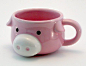 Piggy-Shaped Piggy Mug