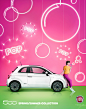 Fiat 500 - Max Oppenheim : ‘Be Bop Baby’, ‘Pop’ and ‘Kicks!’ are the latest set of images in a successful run of Fashion centric Ads for the Fiat 500