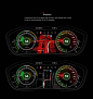 Audi e-tron smart car interface concept : Audi e-tron is a series of electric and hybrid cars. I suggested concept Interface of e-tron