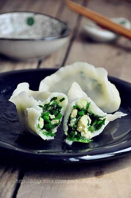 韭菜鸡蛋水饺
馅料：

    1...