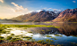 General 2048x1249 landscape lake mountain reflection water calm nature sunlight reeds snowy peak