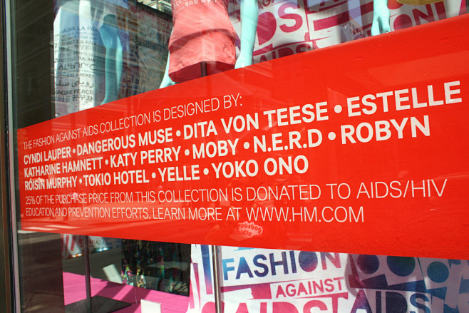 "FASHION AGAINST AID...