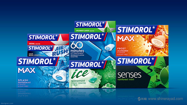 欧洲口香糖品牌Stimorol 五星系列...