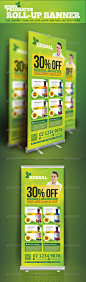 Product Roll Up Banner - Signage Print Templates