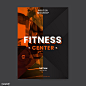 Fitness center promotional poster vector | free image by rawpixel.com / manotang