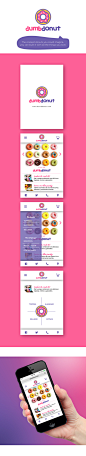 Dumb Donut App Web : Mobile web application design for a class project of entrepreneurship.