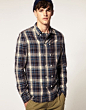 【英国代购】正品ASOS Double Breasted Check Shirt