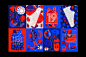 poster Nike colorful sports sport basketball pattern