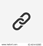 Chain Icon in trendy flat style isolated on grey background. Connection symbol for your web site design, logo, app, UI. Vector illustration, EPS10.